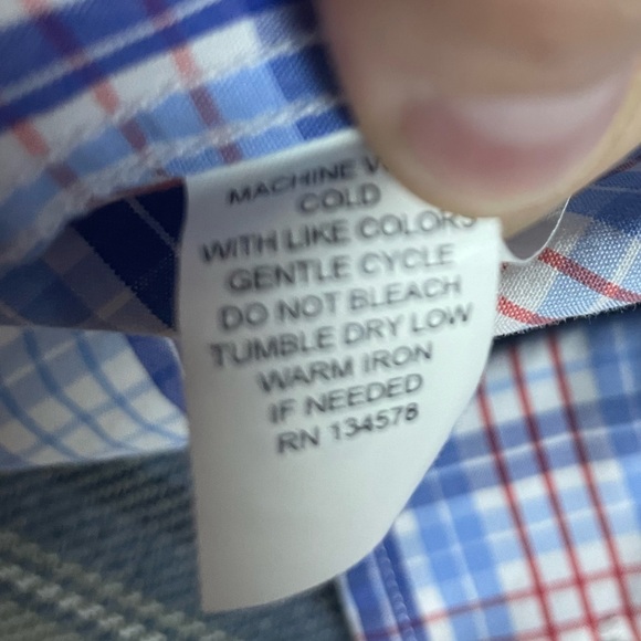 Vineyard Vines Classic Fit Murray Shirt Plaid Whale Large Button Down cotton - Picture 6 of 6